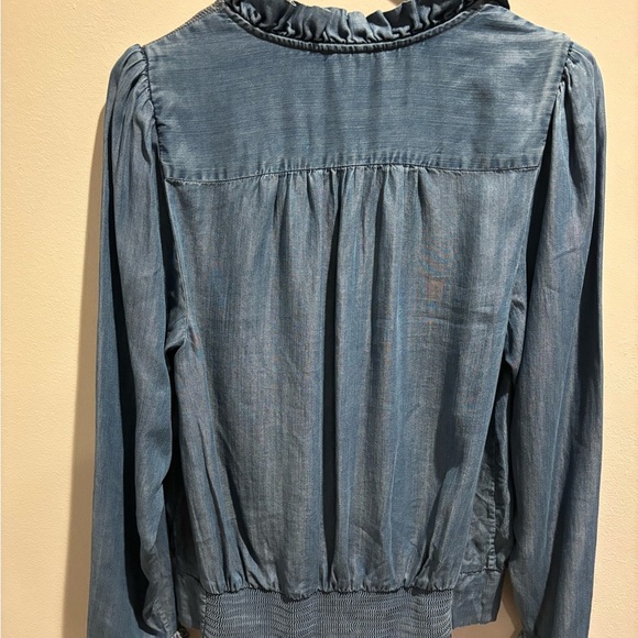Karl Lagerfield Paris size XS chambray top. - Picture 2 of 5